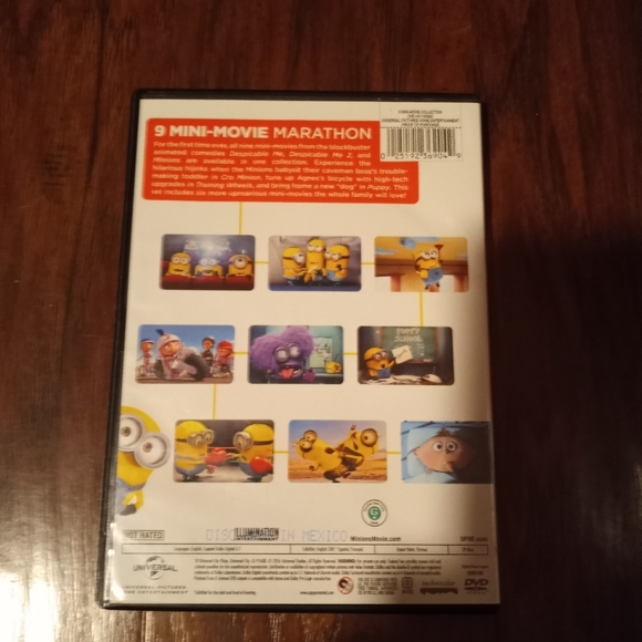 9 MINI MOVIE COLLECTION FROM MINIONS, DESPICABLE ME & DESPICABLE ME 2 on DVD - Picture 2 of 2